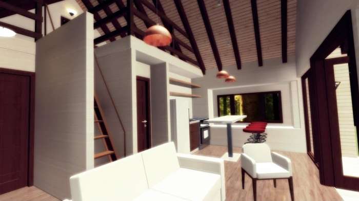 Planos Venta Casa en Condominio Mirador Los Nevados, ubicada a 15 minutos de Puc�n