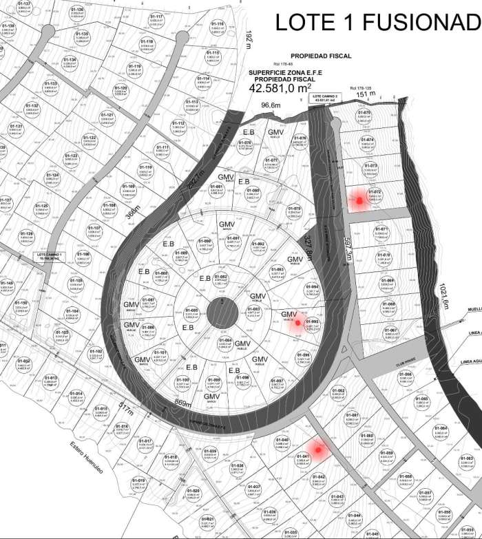 Planos Venta Parcelas con Orilla de Lago en Panguipulli